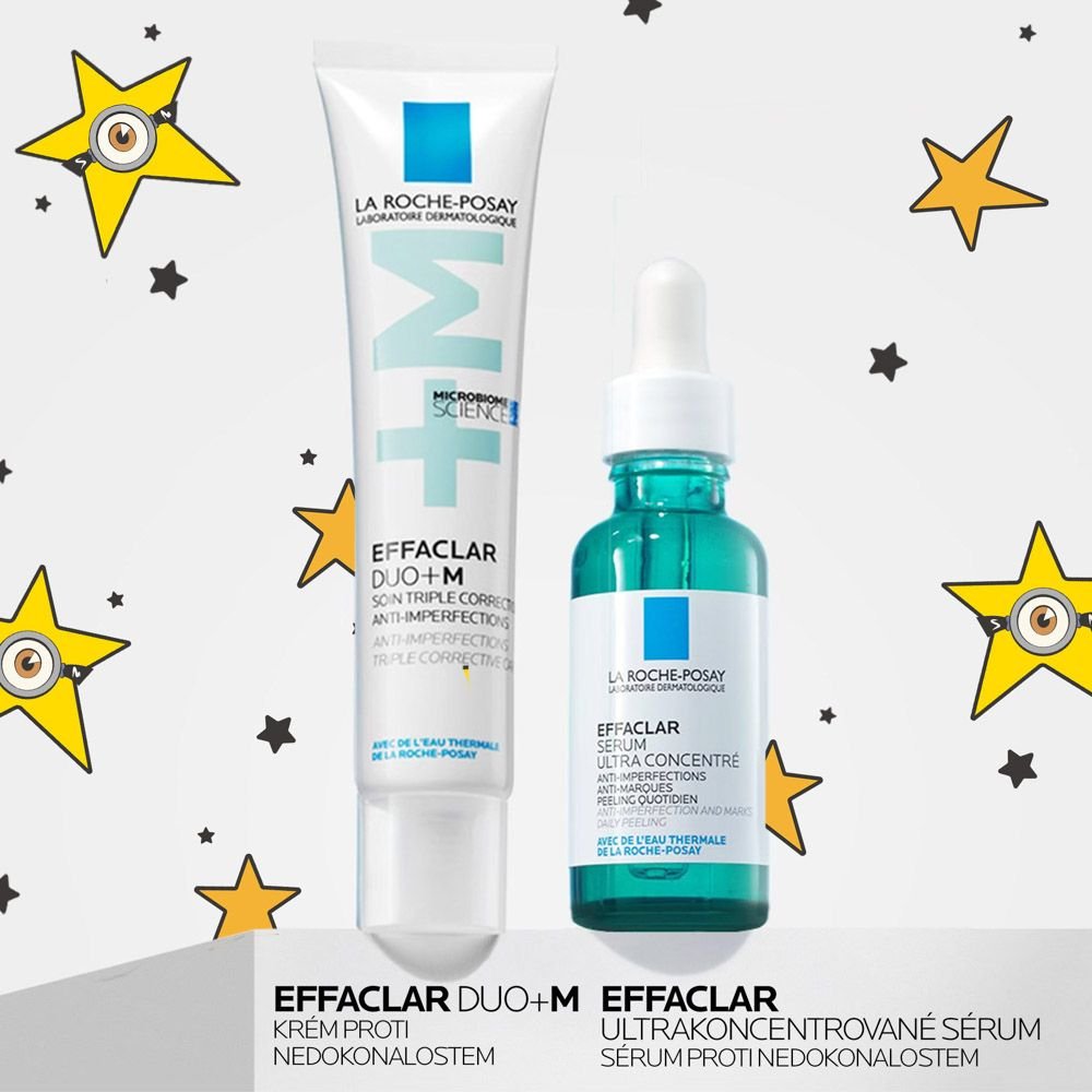 EFFACLAR DUO+M TROJITÁ ÚČINNOST PROTI NEDOKONALOSTEM
