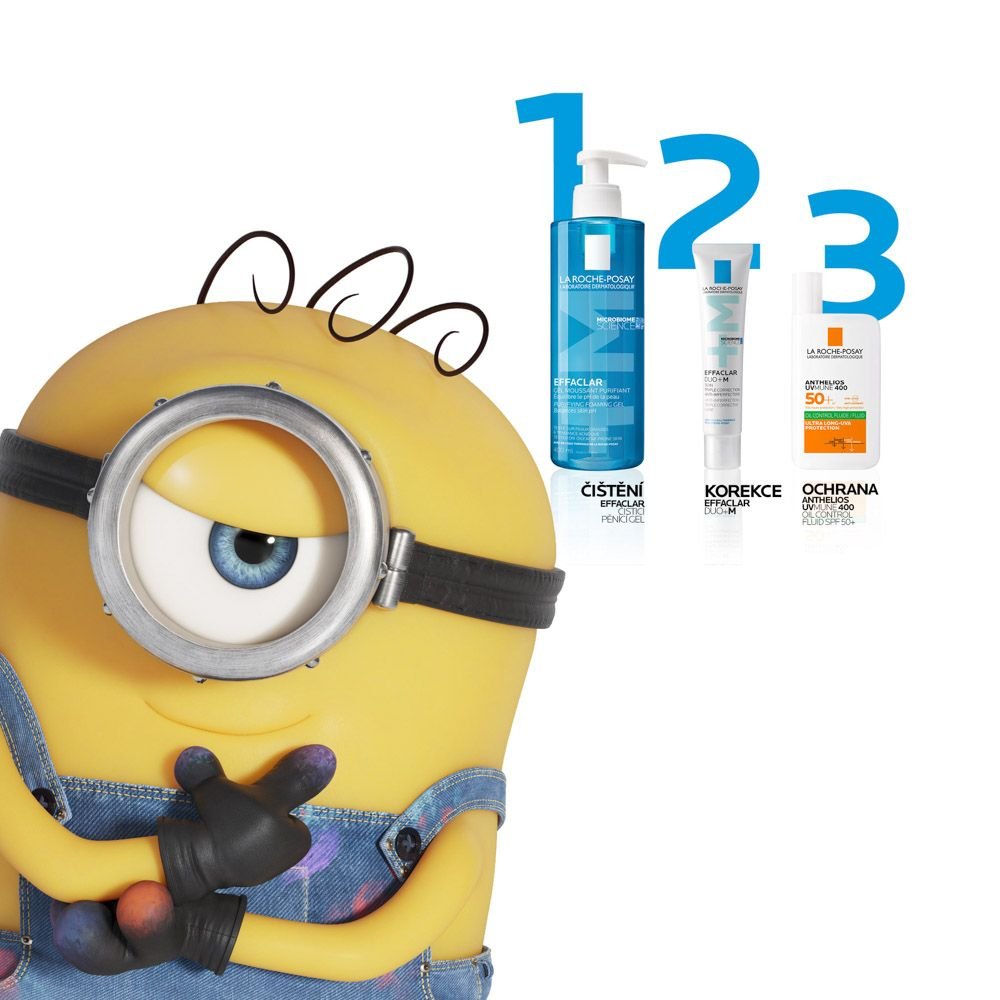 EFFACLAR DUO+M TROJITÁ ÚČINNOST PROTI NEDOKONALOSTEM