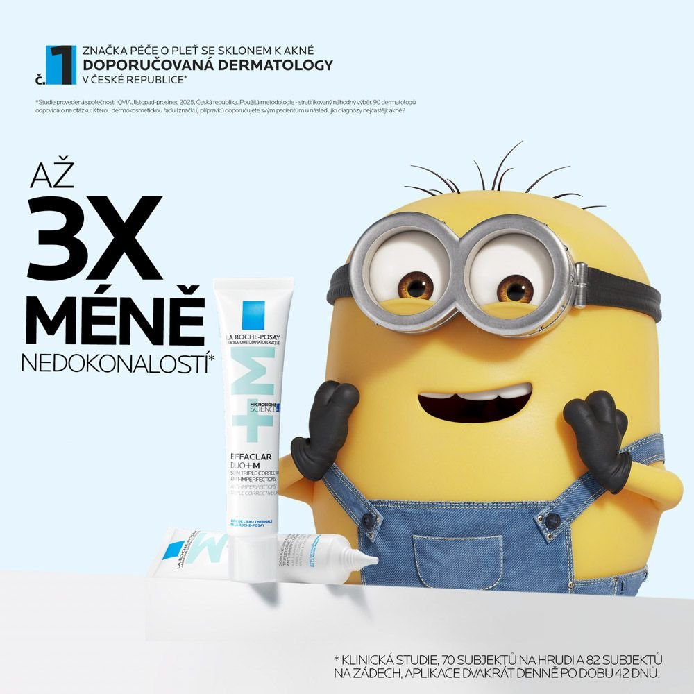 EFFACLAR DUO+M TROJITÁ ÚČINNOST PROTI NEDOKONALOSTEM