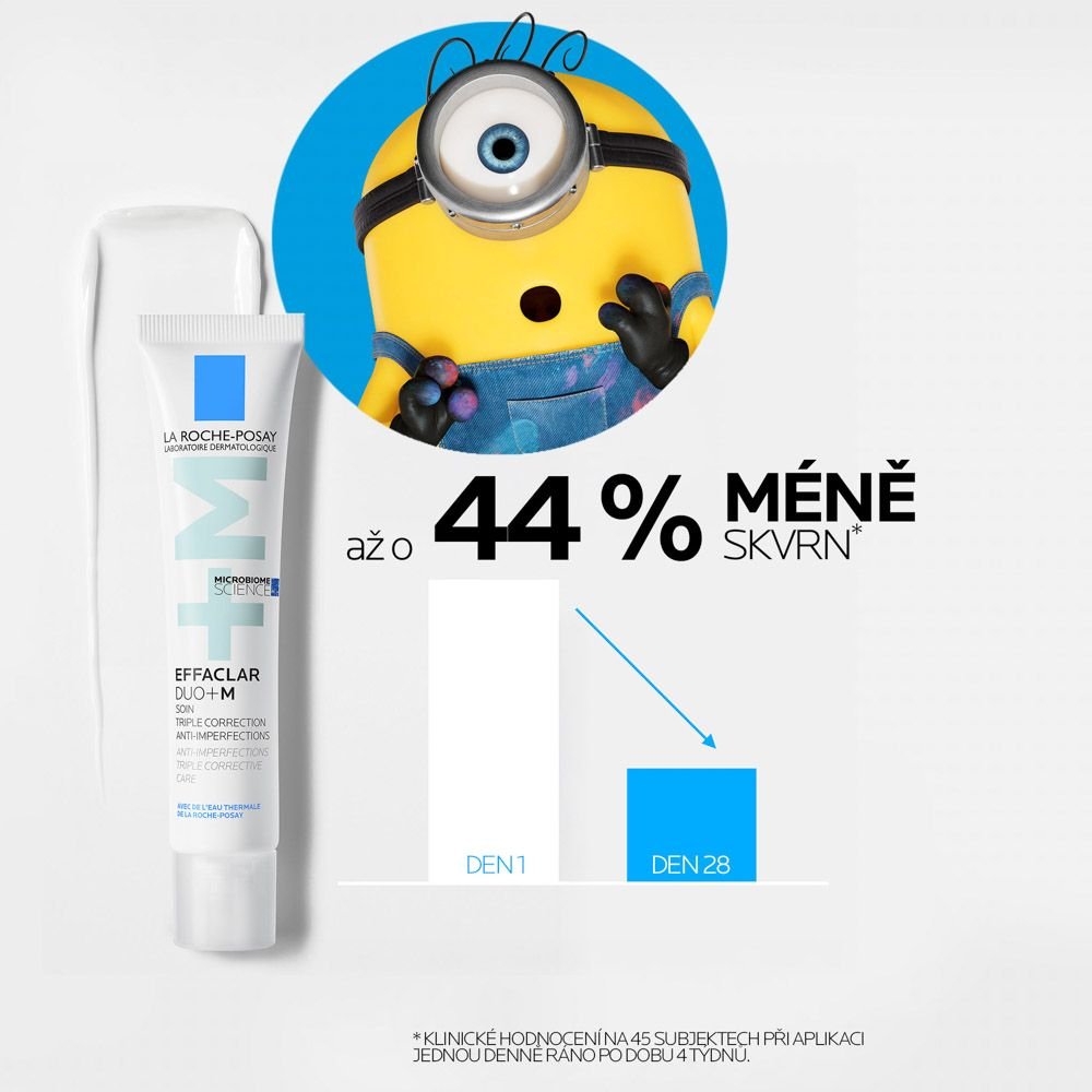 EFFACLAR DUO+M TROJITÁ ÚČINNOST PROTI NEDOKONALOSTEM
