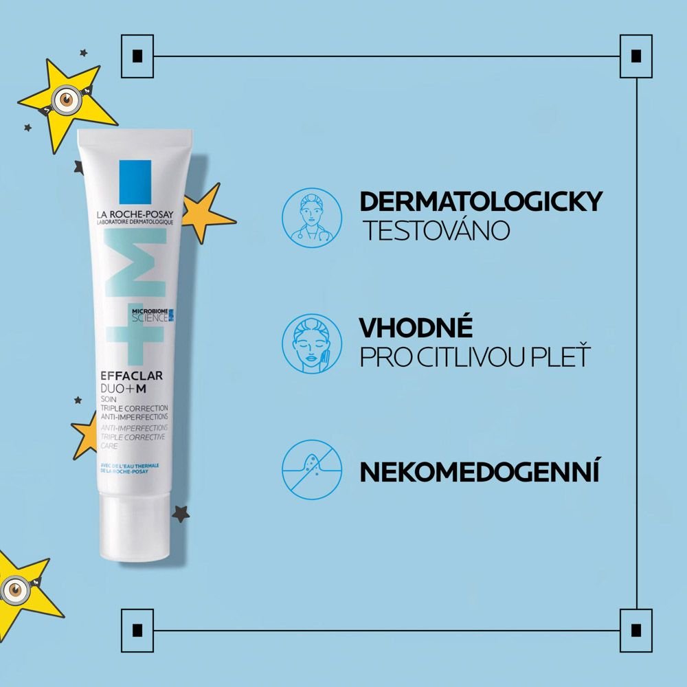 EFFACLAR DUO+M TROJITÁ ÚČINNOST PROTI NEDOKONALOSTEM