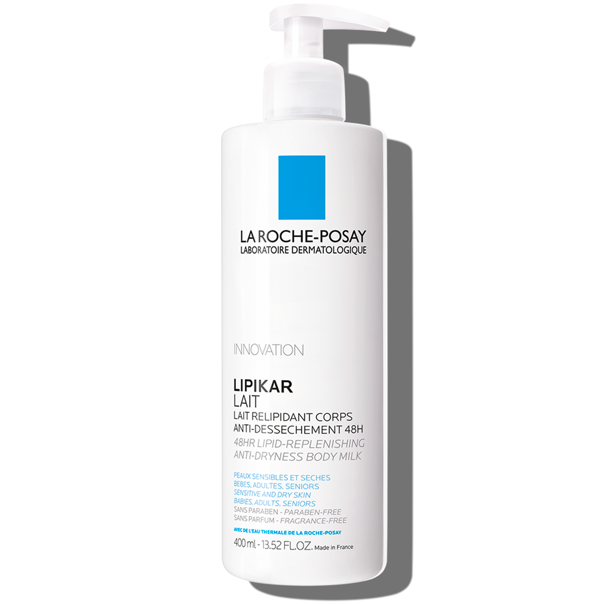 La Roche Posay Tělová péče Lipikar Tělové mléko 400ml 3337875549615 Přední