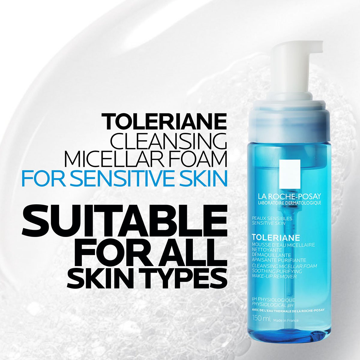 La Roche Posay StránkaProduktu Fyziologická čisticí péče na obličej Pěnivá voda 1