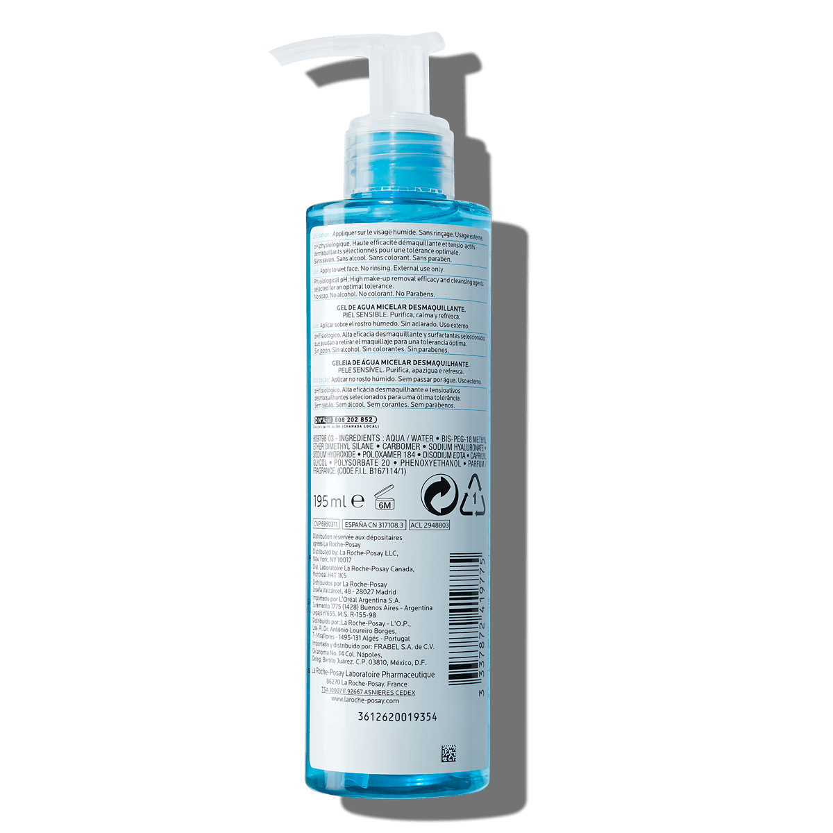 La Roche Posay StránkaProduktu Odličovač Micelární voda Gel 195ml 33