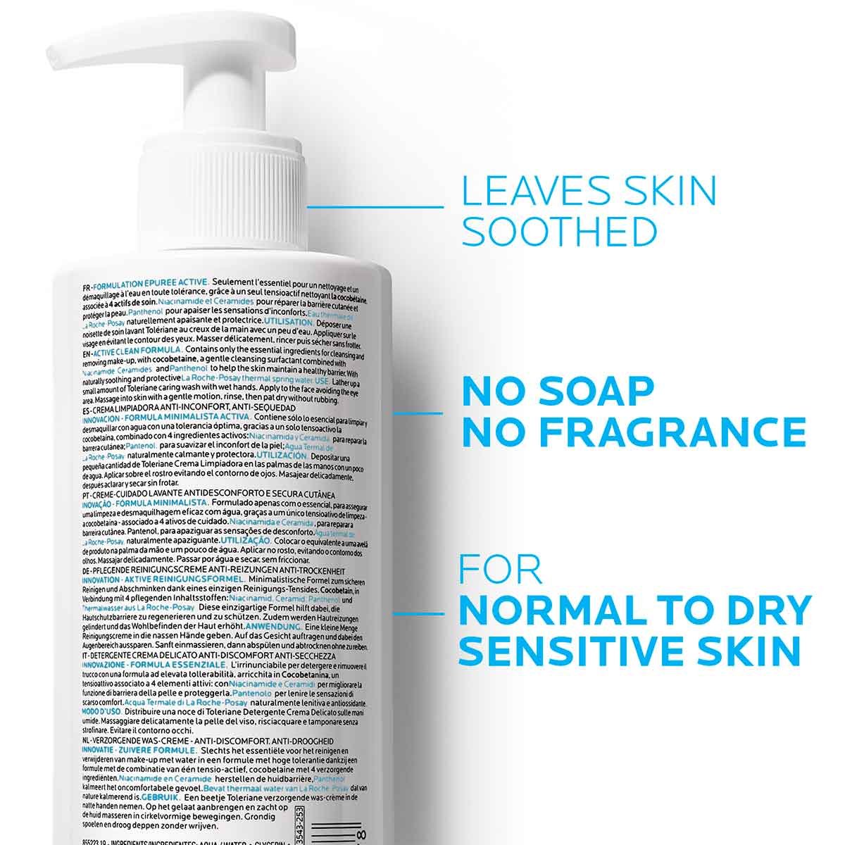 La Roche Posay StránkaProduktu Citlivá Alergická Toleriane Čisticí krém 40