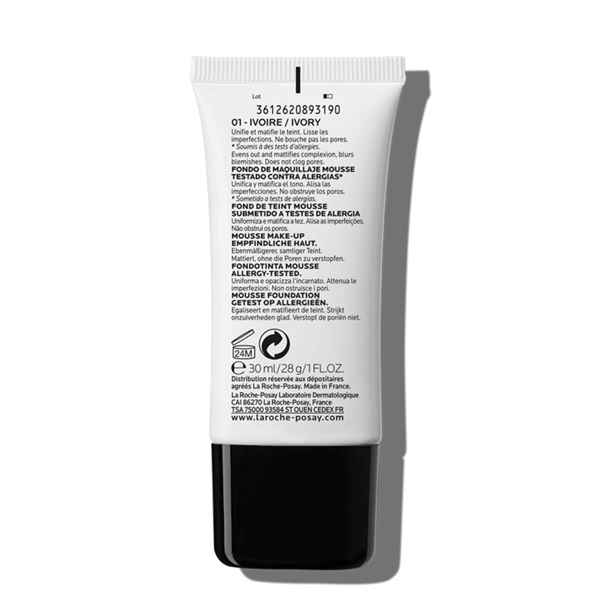La Roche Posay Citlivá Toleriane Make-up PĚNOVÝ MAKE-UP 01IVORY 3