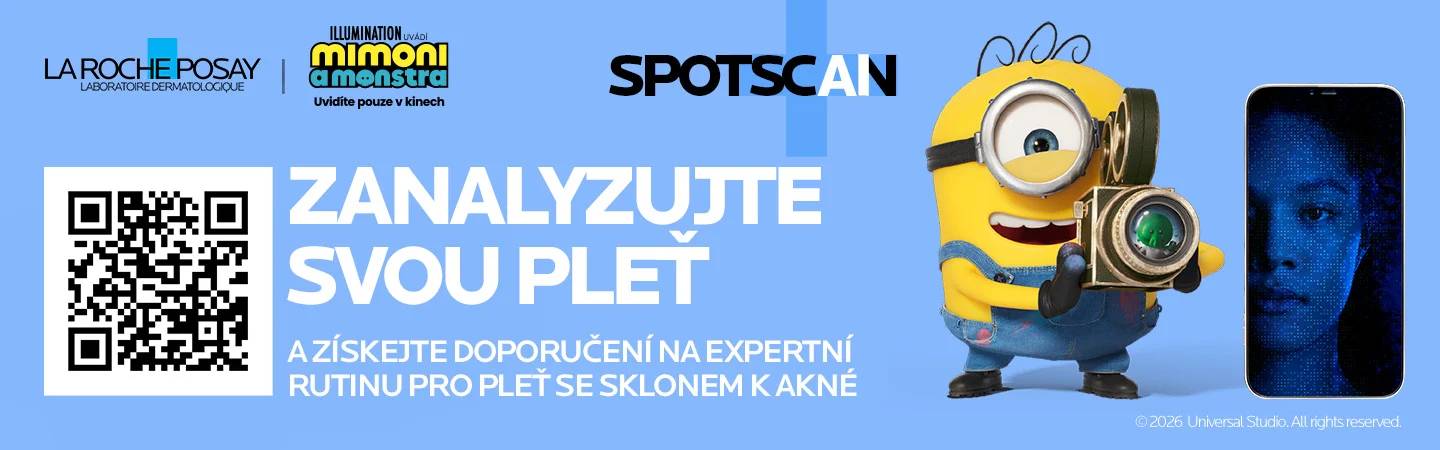 obličej chlapce scanovaný mobilním telefonem